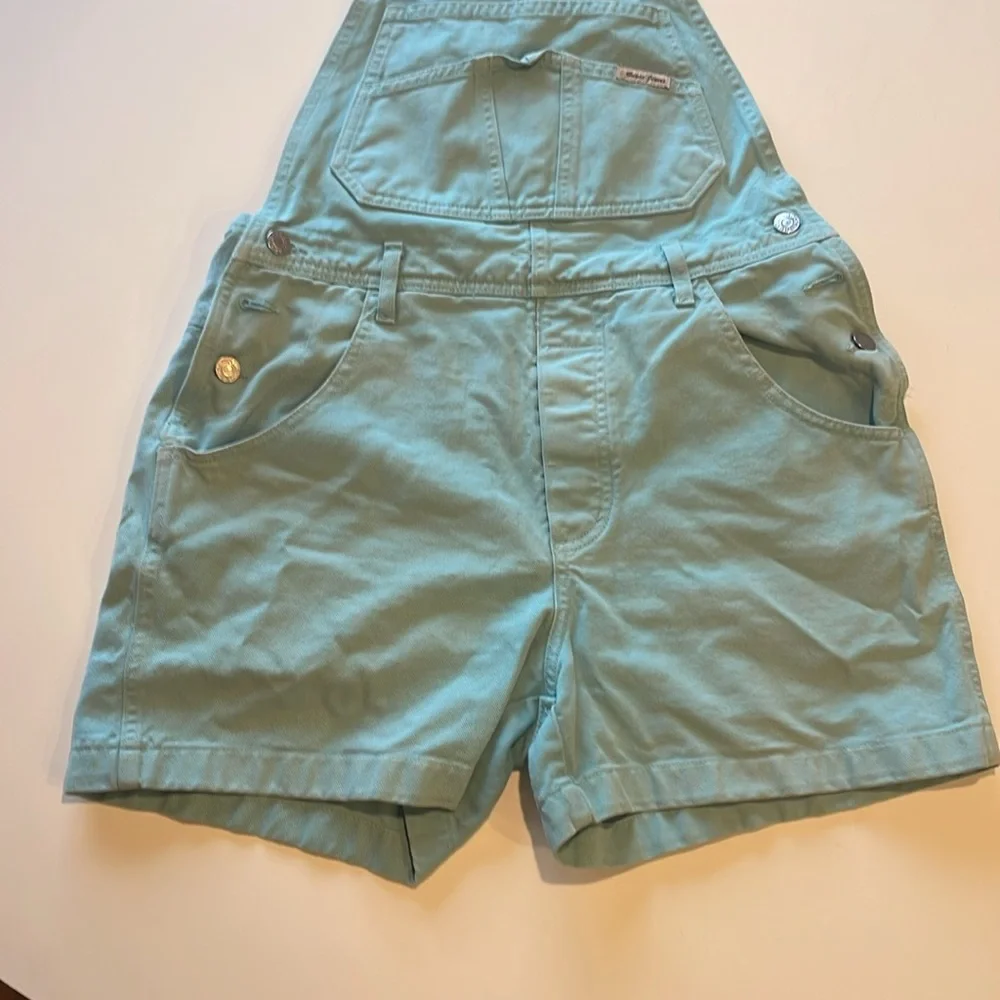 Seafoam Guess Overalls - Picture 3 of 7